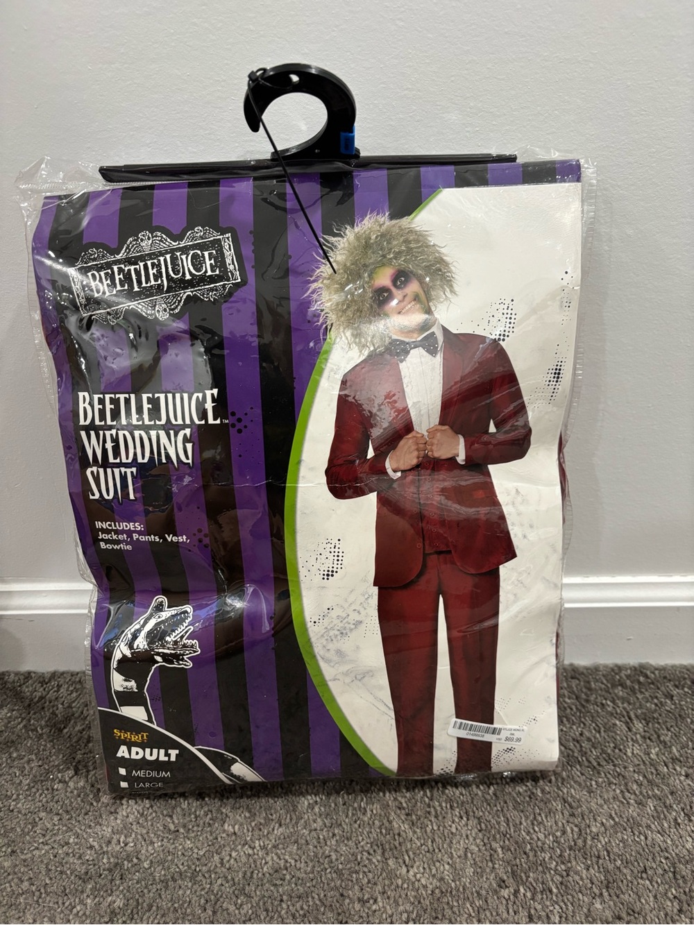 Beetlejuice wedding suit Men’s XL